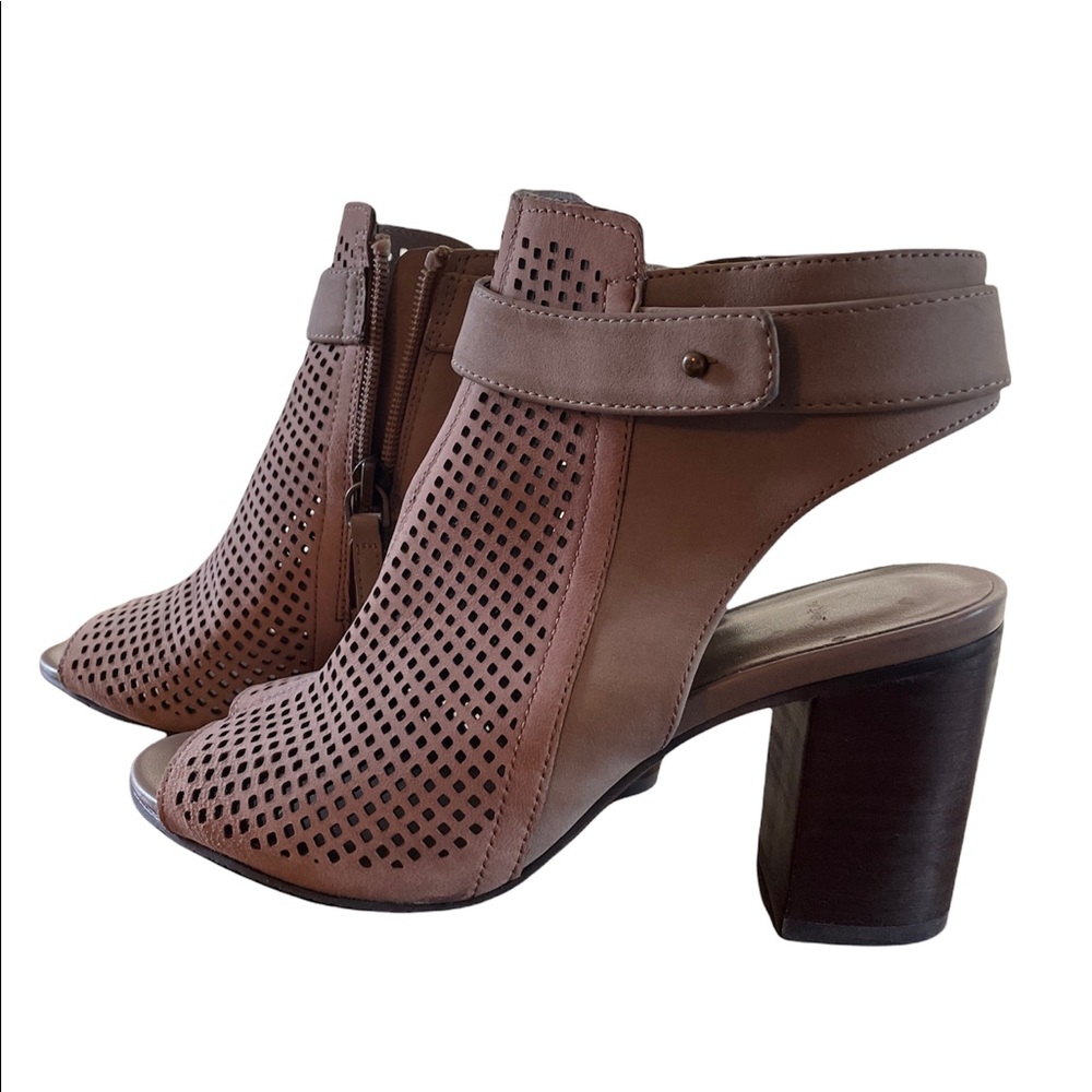 Genuine Leather Heels. NWOT